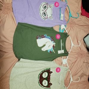 NWT bundle of childrens place girls tanks 10/12